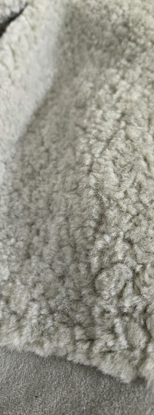 Faux Shearling Jacket Med - Picture 6 of 8